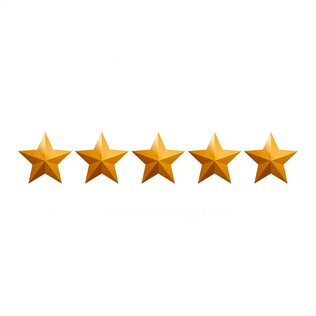 Five gold stars